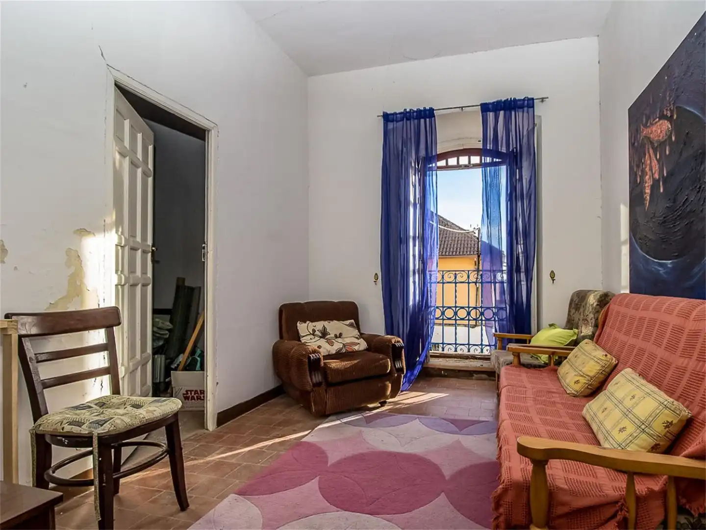 Einfamilien-Reihenhaus zum Verkauf in Calle Real, 49, Alcubillas Schlafzimmer von Einfamilien-Reihenhaus zum Verkauf in Alcubillas mit Privatgarten, Abstellraum und Balkon