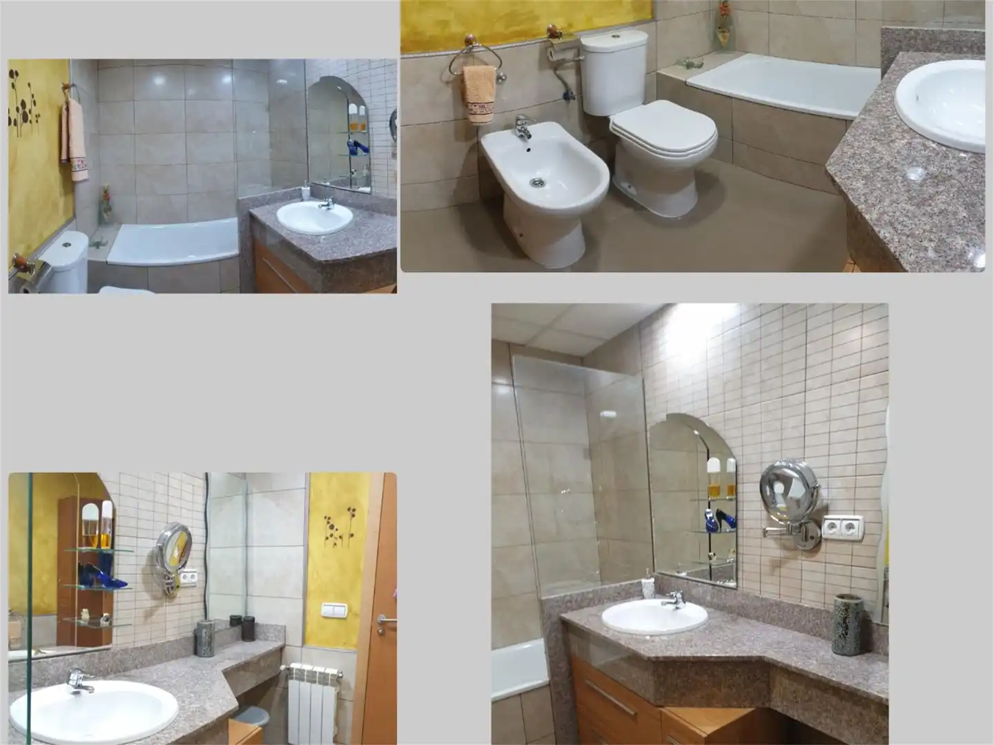Flat for sale in Carrer Mercè Rodoreda, El Morell Bathroom of Flat for sale in El Morell with Air Conditioner, Heating and Private garden