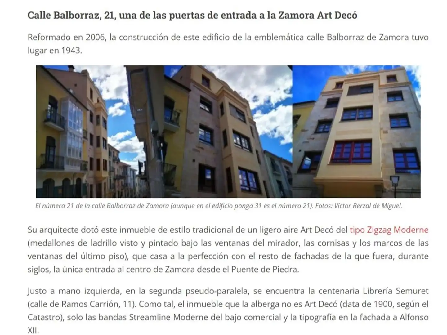 Vista exterior de Piso en venta en Zamora Capital  con Aire acondicionado, Calefacción y Parquet