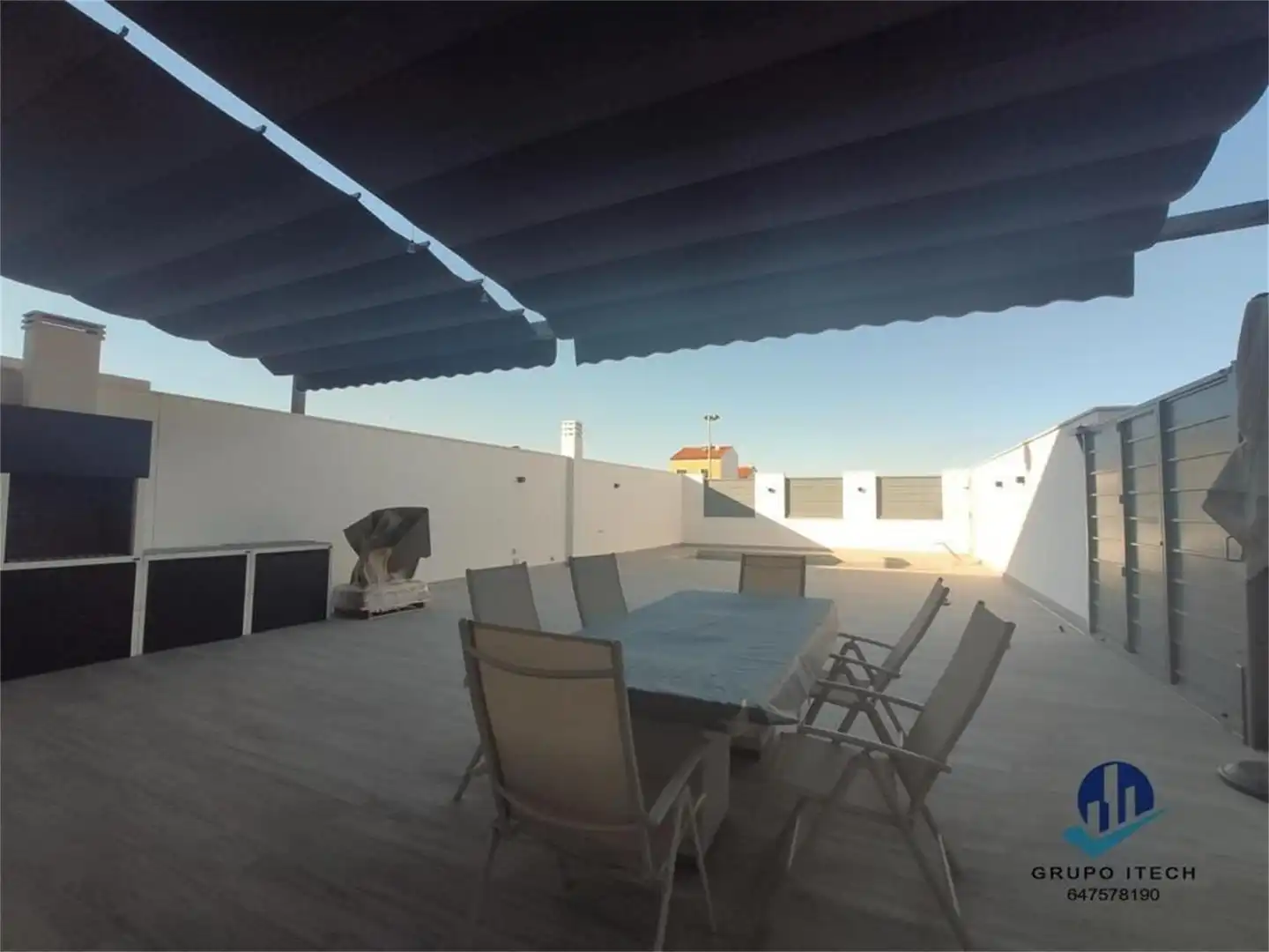 Terrasse von Maisonette zum Verkauf in Villanueva de la Serena mit Klimaanlage, Terrasse und Schwimmbad