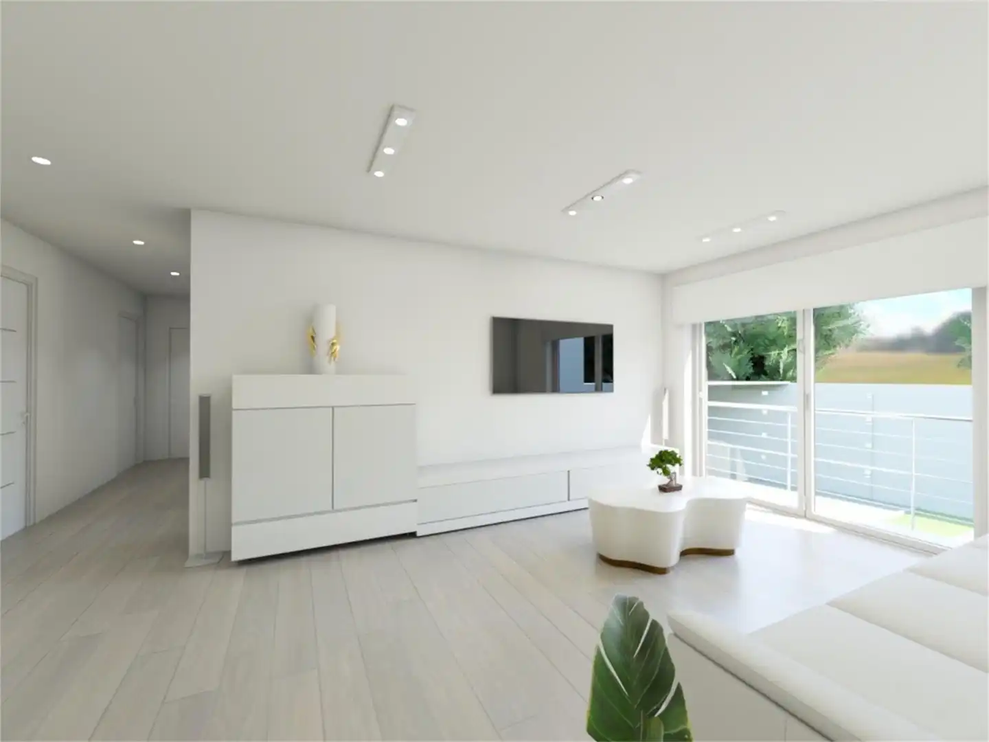 Erdgeschoss zum Verkauf in Calle Las Aguas 14, Villanueva de la Serena Wohnzimmer von Erdgeschoss zum Verkauf in Villanueva de la Serena mit Klimaanlage, Privatgarten und Terrasse
