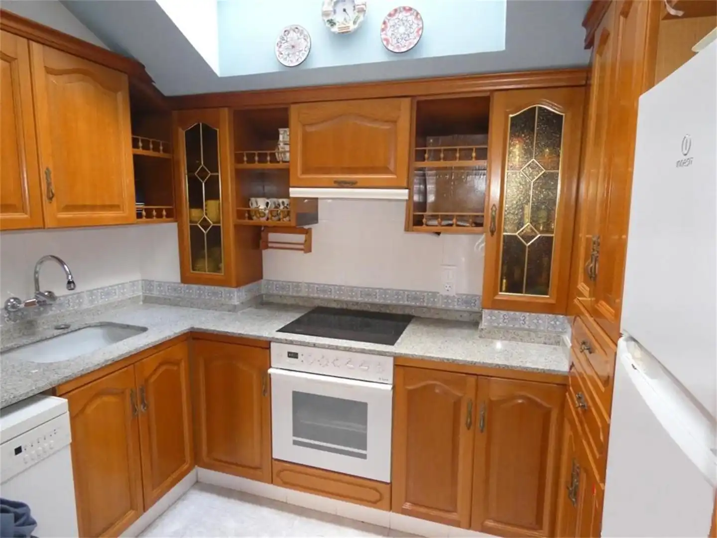 Cocina de Casa adosada de alquiler en Tavernes de la Valldigna con Terraza, Amueblado y Balcón
