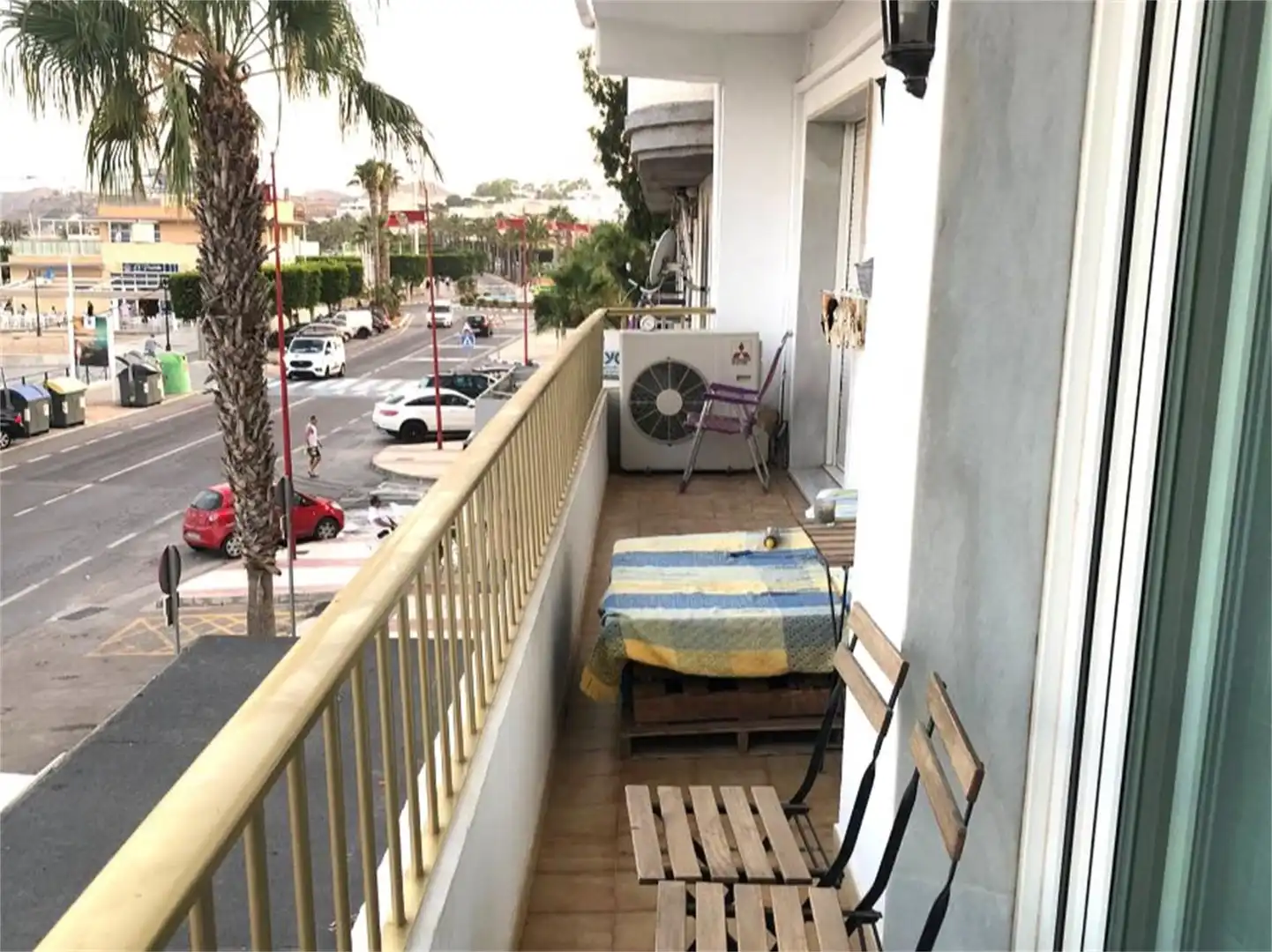 Flat for rent in Calle Poetas Andaluces, Carboneras Balcony of Flat for rent in Carboneras with Air Conditioner, Terrace and Furnished