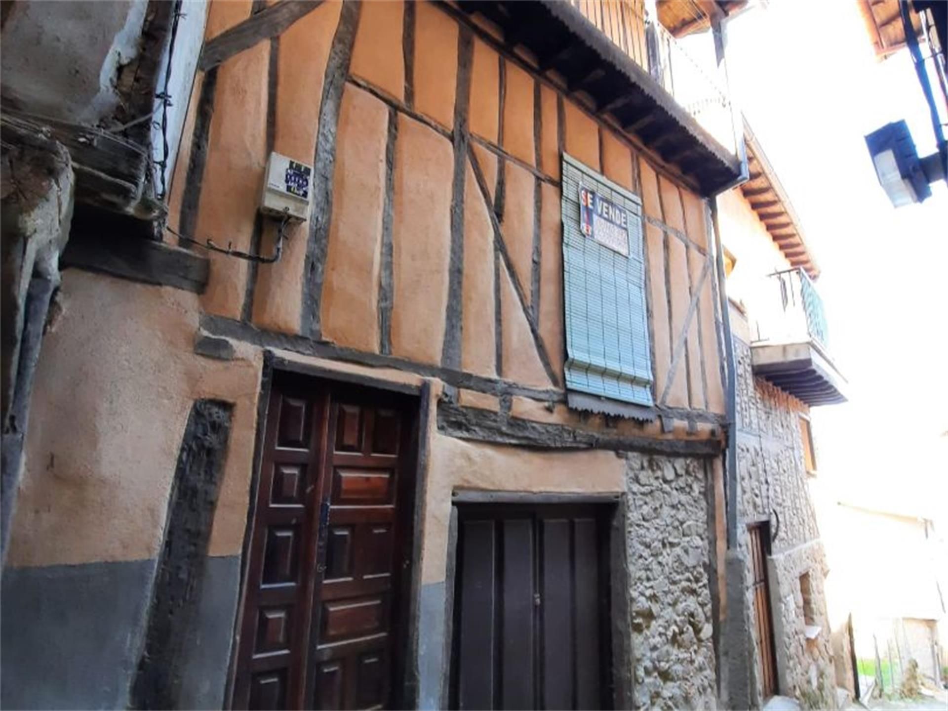 Vista exterior de Casa adosada en venda en Miranda del Castañar amb Traster i Balcó