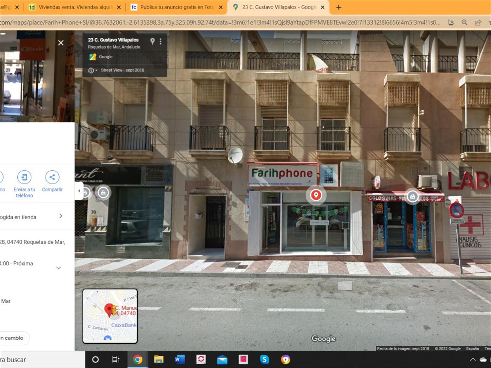 Exterior view of Office for sale in Roquetas de Mar