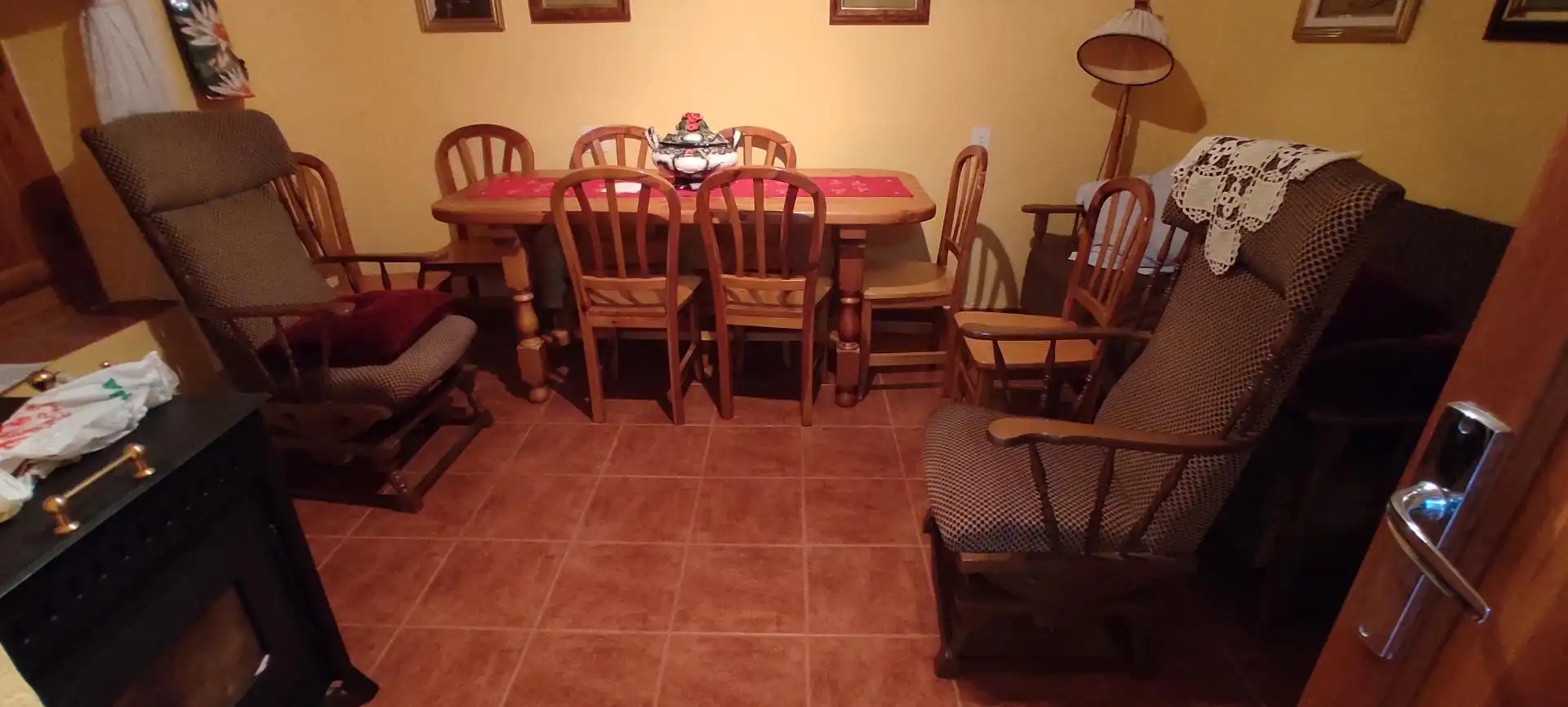 Einfamilien-Reihenhaus zum Verkauf in Yeste Esszimmer von Einfamilien-Reihenhaus zum Verkauf in Yeste mit Klimaanlage, Möbliert und Ofen