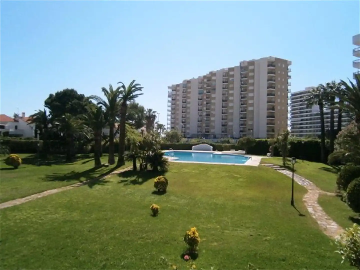 Piscina de Apartamento de alquiler en Gandia con Jardín privado, Terraza y Piscina