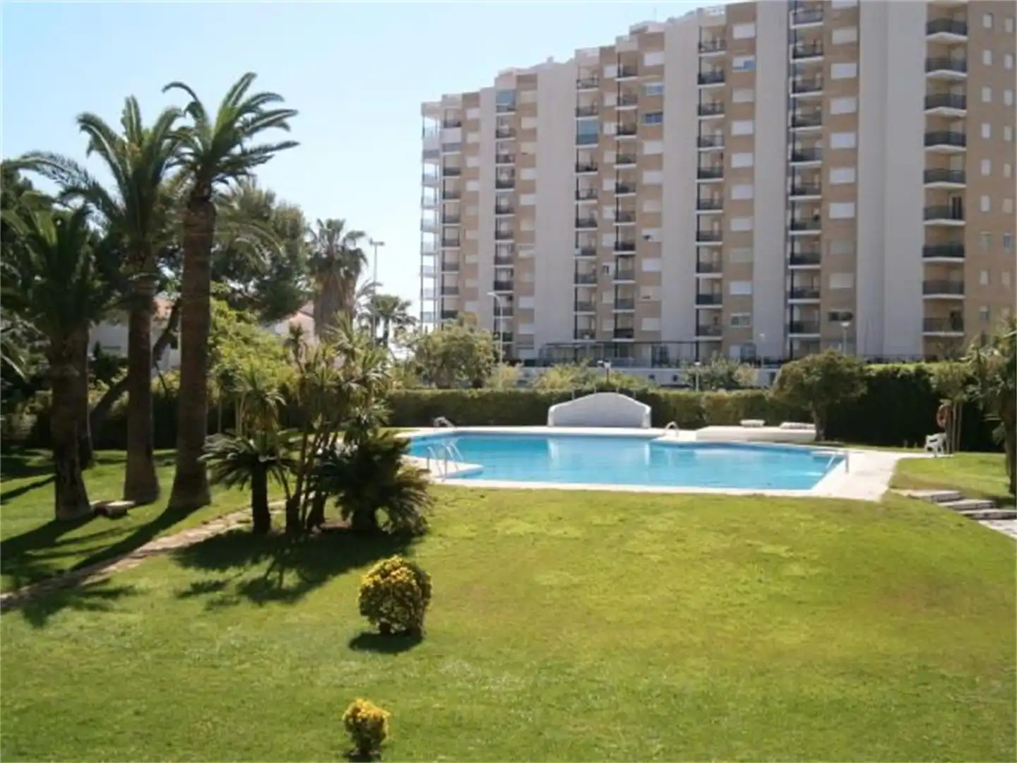 Piscina de Apartamento de alquiler en Gandia con Jardín privado, Terraza y Piscina