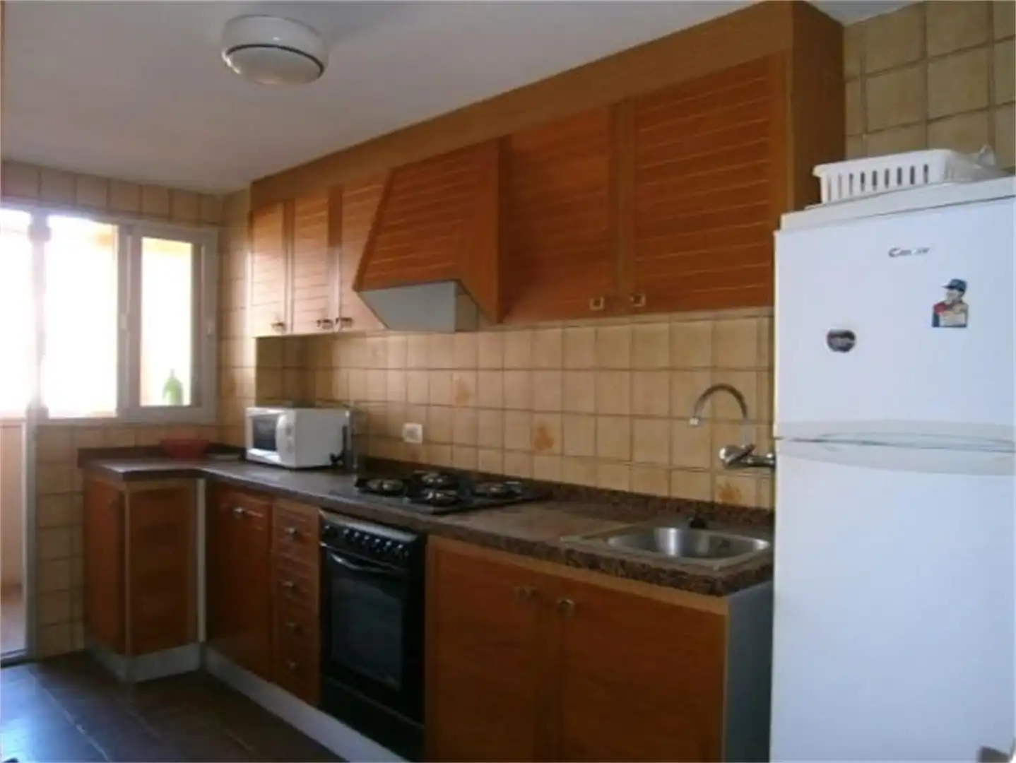 Cocina de Apartamento de alquiler en Gandia con Jardín privado, Terraza y Piscina