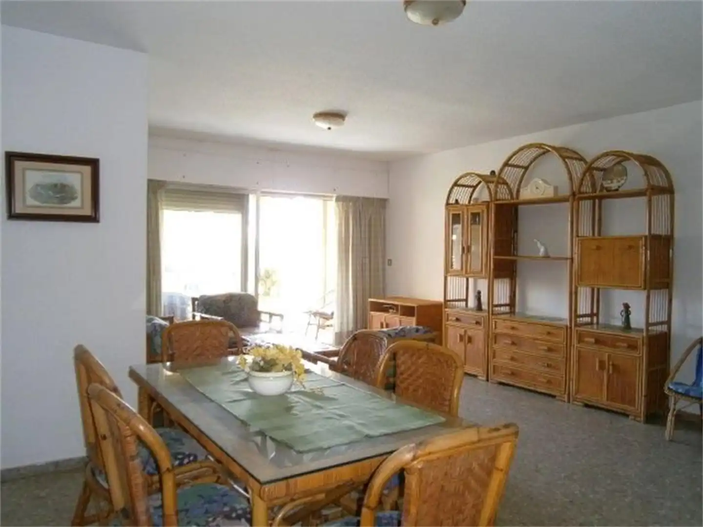 Comedor de Apartamento de alquiler en Gandia con Jardín privado, Terraza y Piscina
