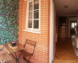 Balcony of Single-family semi-detached for sale in  Madrid Capital  with Air Conditioner, Terrace and Swimming Pool