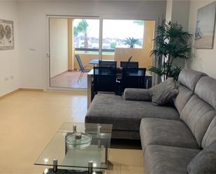 Sala d'estar de Pis de lloguer en Torre-Pacheco amb Aire condicionat, Terrassa i Piscina