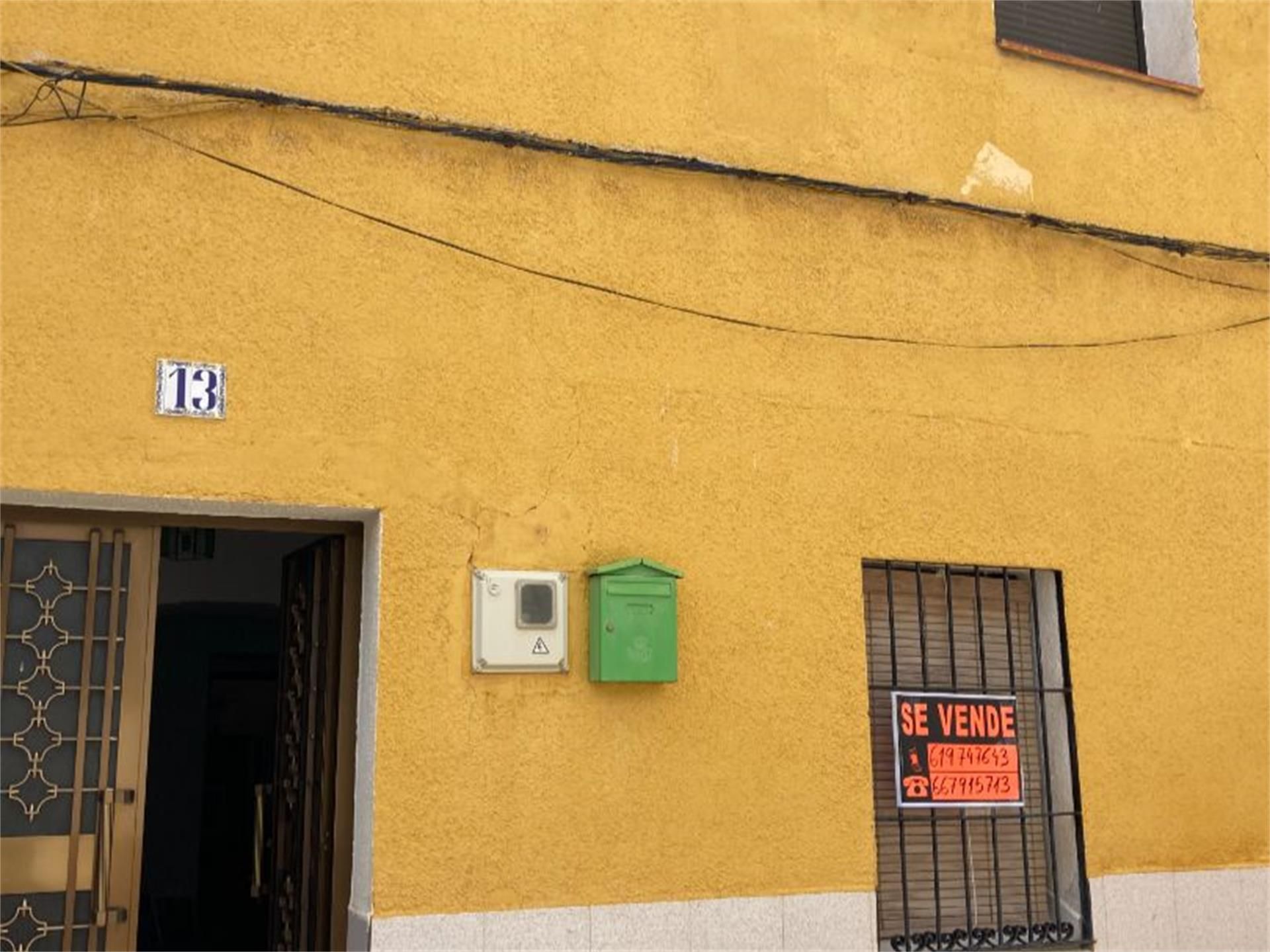 Exterior view of Single-family semi-detached for sale in Abenójar  with Furnished
