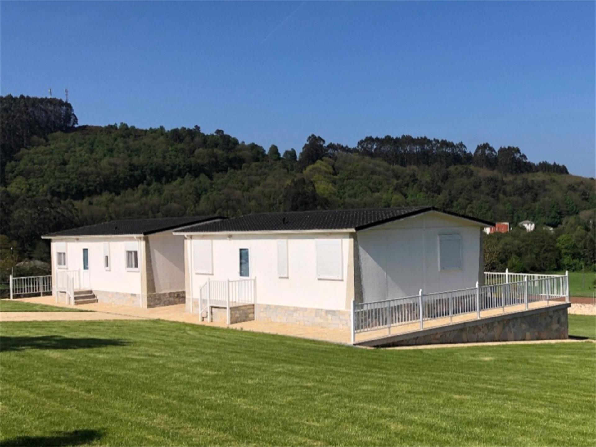 Exterior view of House or chalet for sale in A Pastoriza   with Air Conditioner, Terrace and Balcony