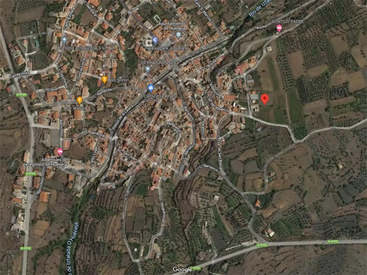 Exterior view of Constructible Land for sale in Huéneja