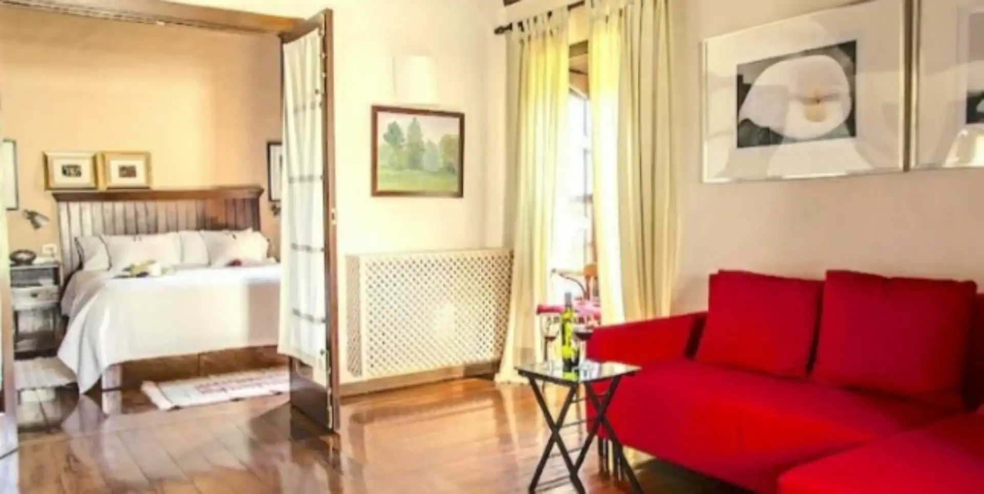 Sala de estar de Finca rústica en venta en Vega de San Mateo con Aire acondicionado, Calefacción y Parquet