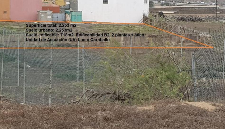 Urbanitzable en venda a Calle Lomo Caraballo, La Pardilla - San Antonio, Las Palmas - imatge 1 Foto 1 de Urbanitzable en venda a Calle Lomo Caraballo, La Pardilla - San Antonio, Las Palmas