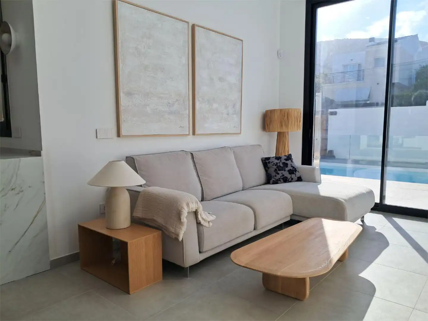 Casa o chalet en venta en Calle Delfín, L'Albir Sala de estar de Casa o chalet en venta en L'Alfàs del Pi con Aire acondicionado, Calefacción y Jardín privado