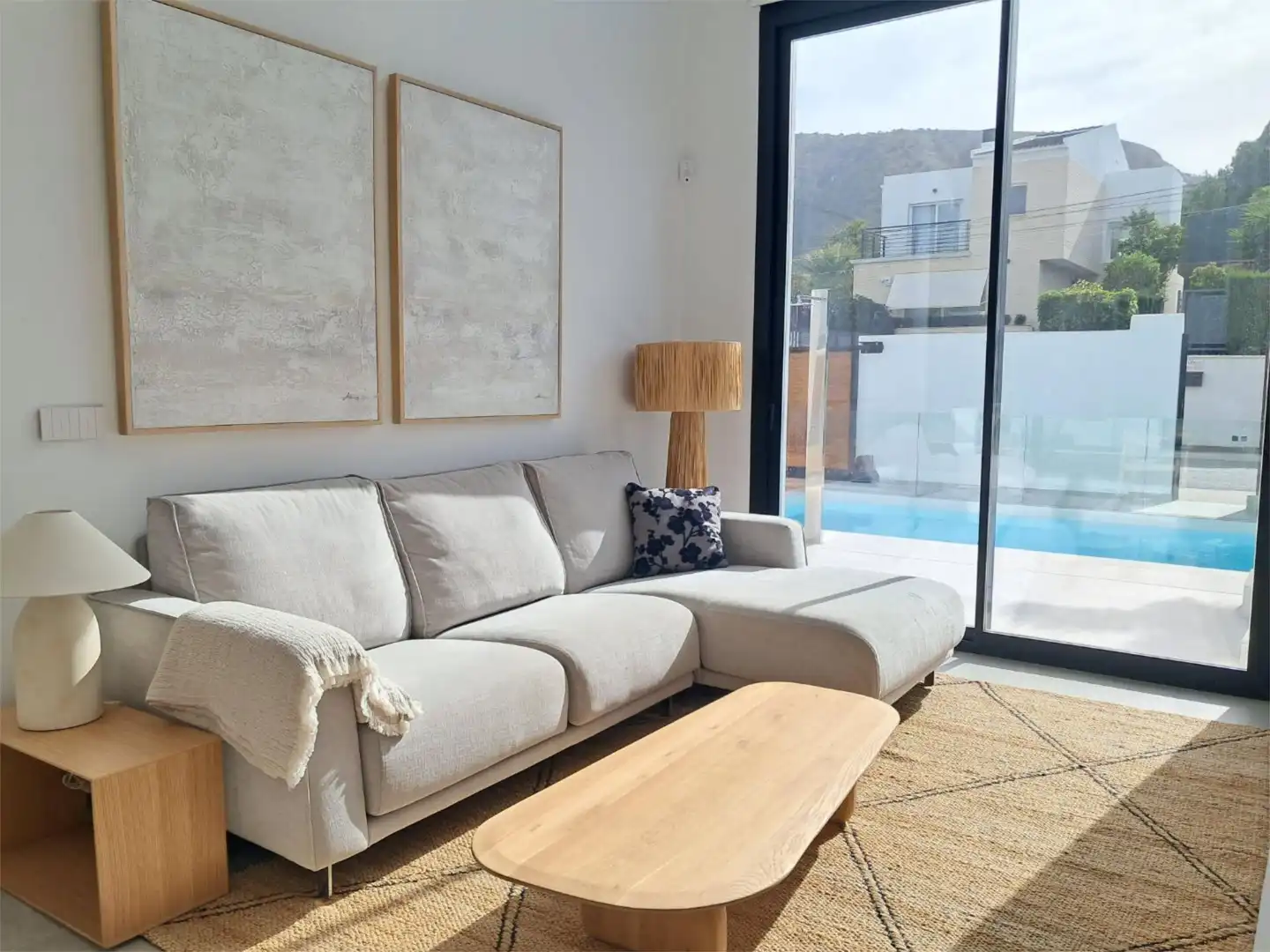 Casa o chalet en venta en Calle Delfín, L'Albir Sala de estar de Casa o chalet en venta en L'Alfàs del Pi con Aire acondicionado, Calefacción y Jardín privado