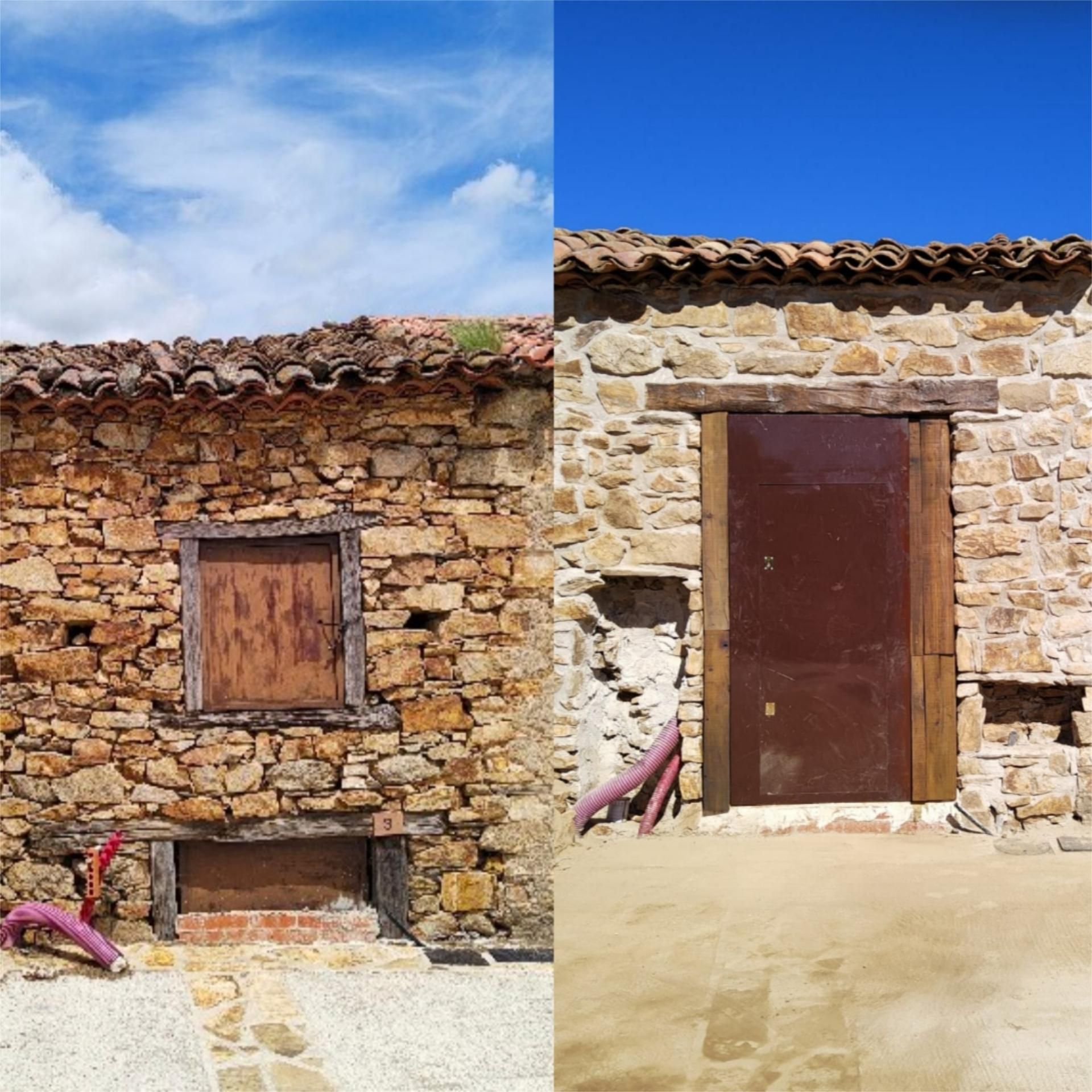 Exterior view of Single-family semi-detached for sale in Piñuécar-Gandullas