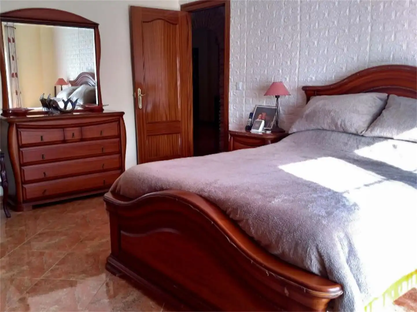 Schlafzimmer von Wohnung zum Verkauf in Fortuna mit Privatgarten, Terrasse und Abstellraum