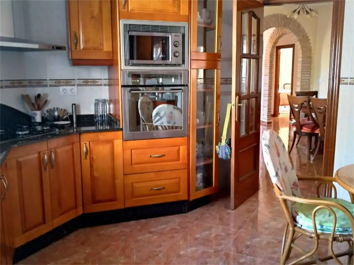 Küche von Wohnung zum Verkauf in Fortuna mit Privatgarten, Terrasse und Abstellraum