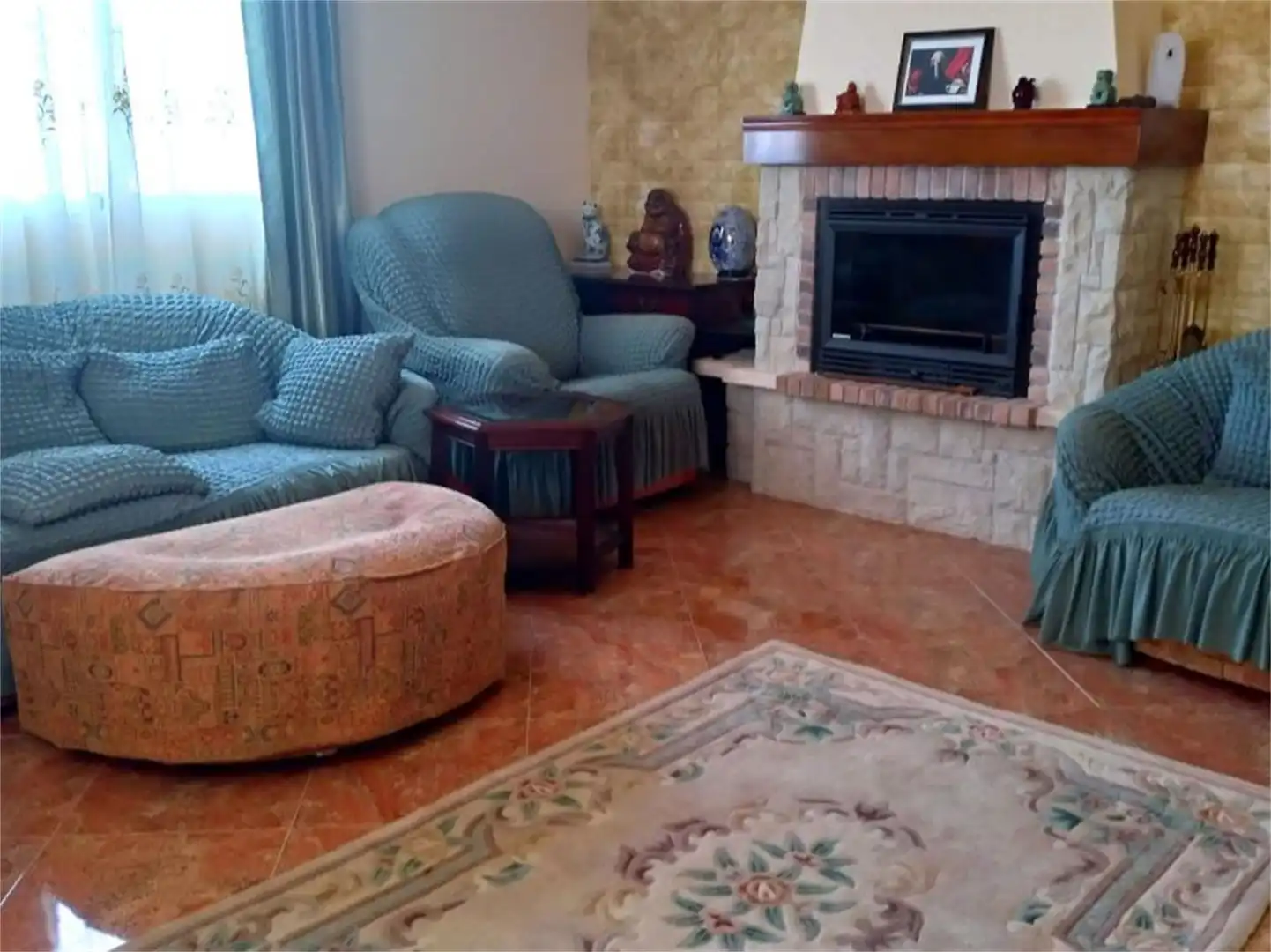 Wohnzimmer von Wohnung zum Verkauf in Fortuna mit Privatgarten, Terrasse und Abstellraum