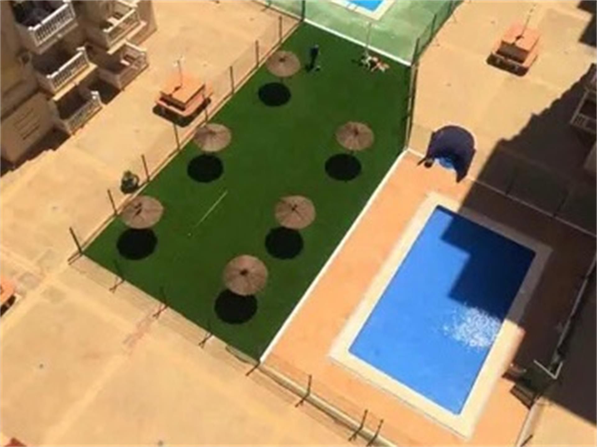 Flat for sale in Calle Bomilcar, Playa Honda - Playa Paraíso Swimming pool of Flat for sale in Cartagena  with Furnished and Balcony