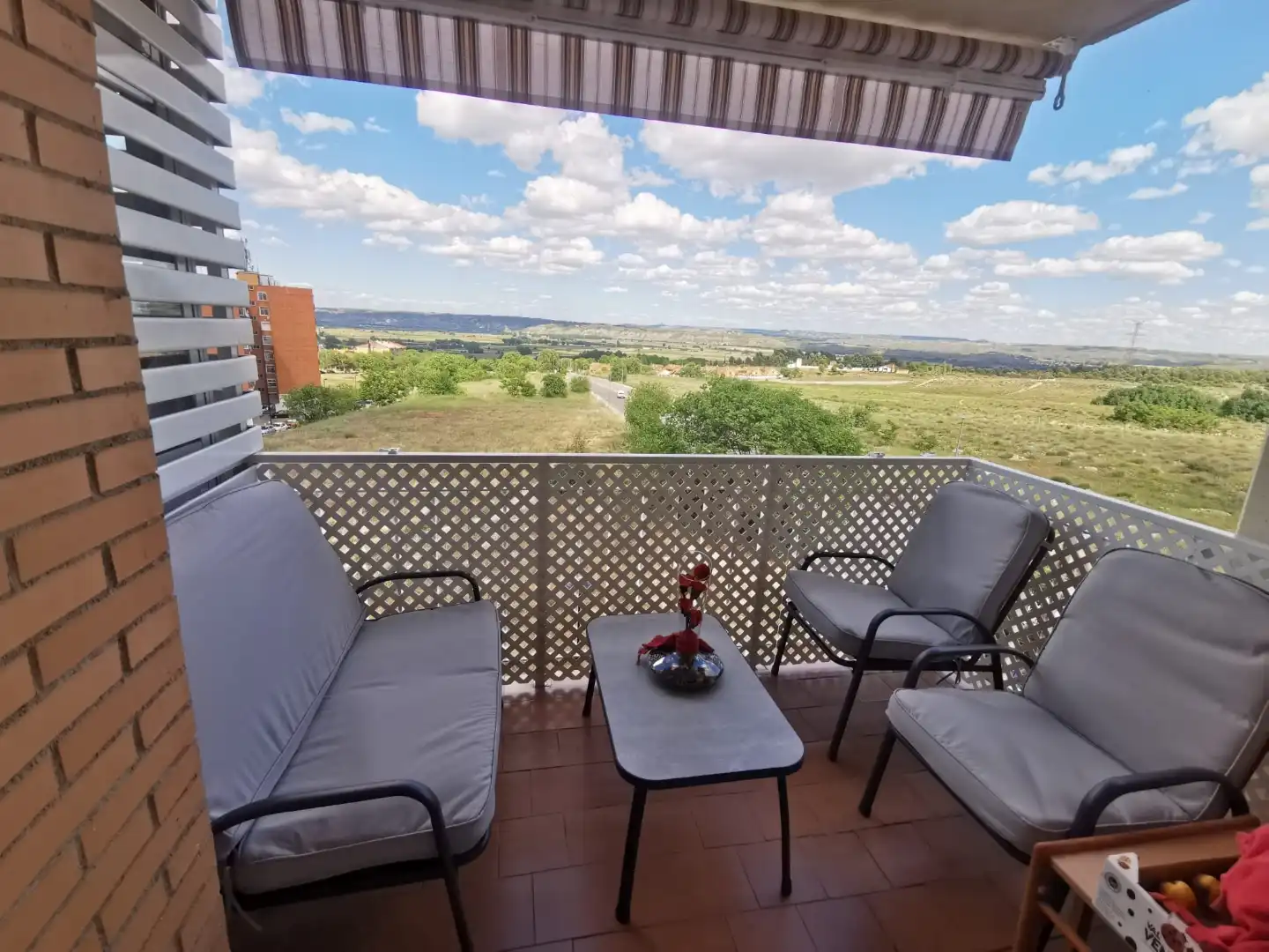 Piso en venta en Avenida de la Circunvalación, 66, Cuevas - Ilustración Terraza de Piso en venta en Ciempozuelos con Terraza
