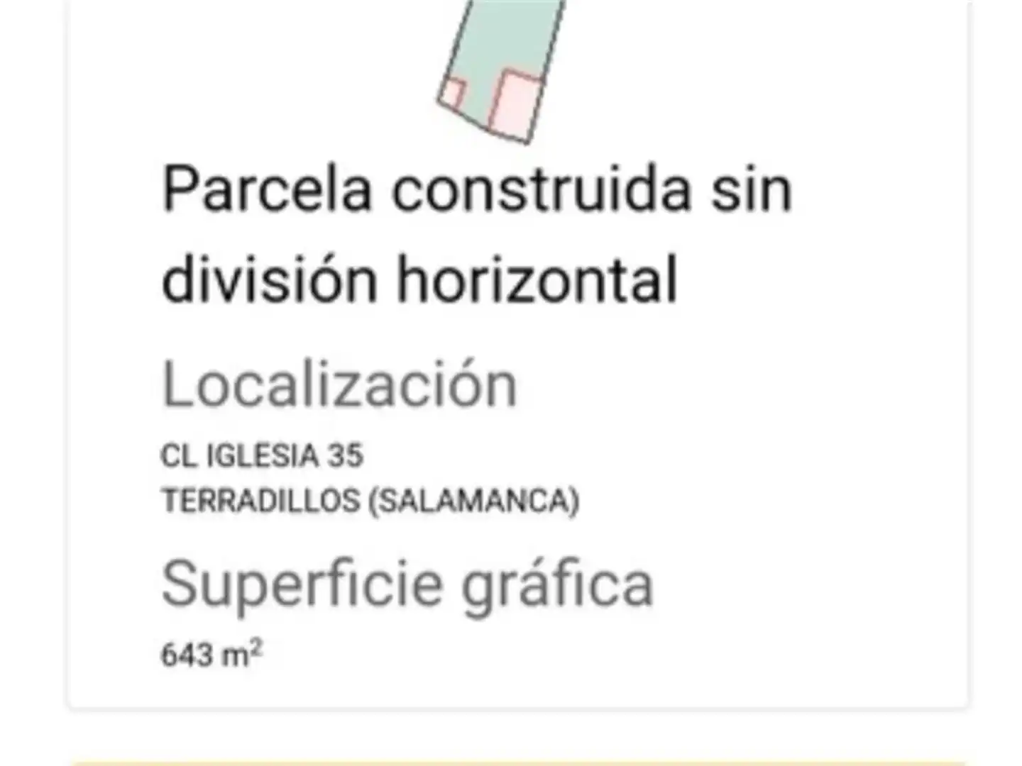 Constructible Land for sale in Calle de la Iglesia, 35, Terradillos Constructible Land for sale in Terradillos