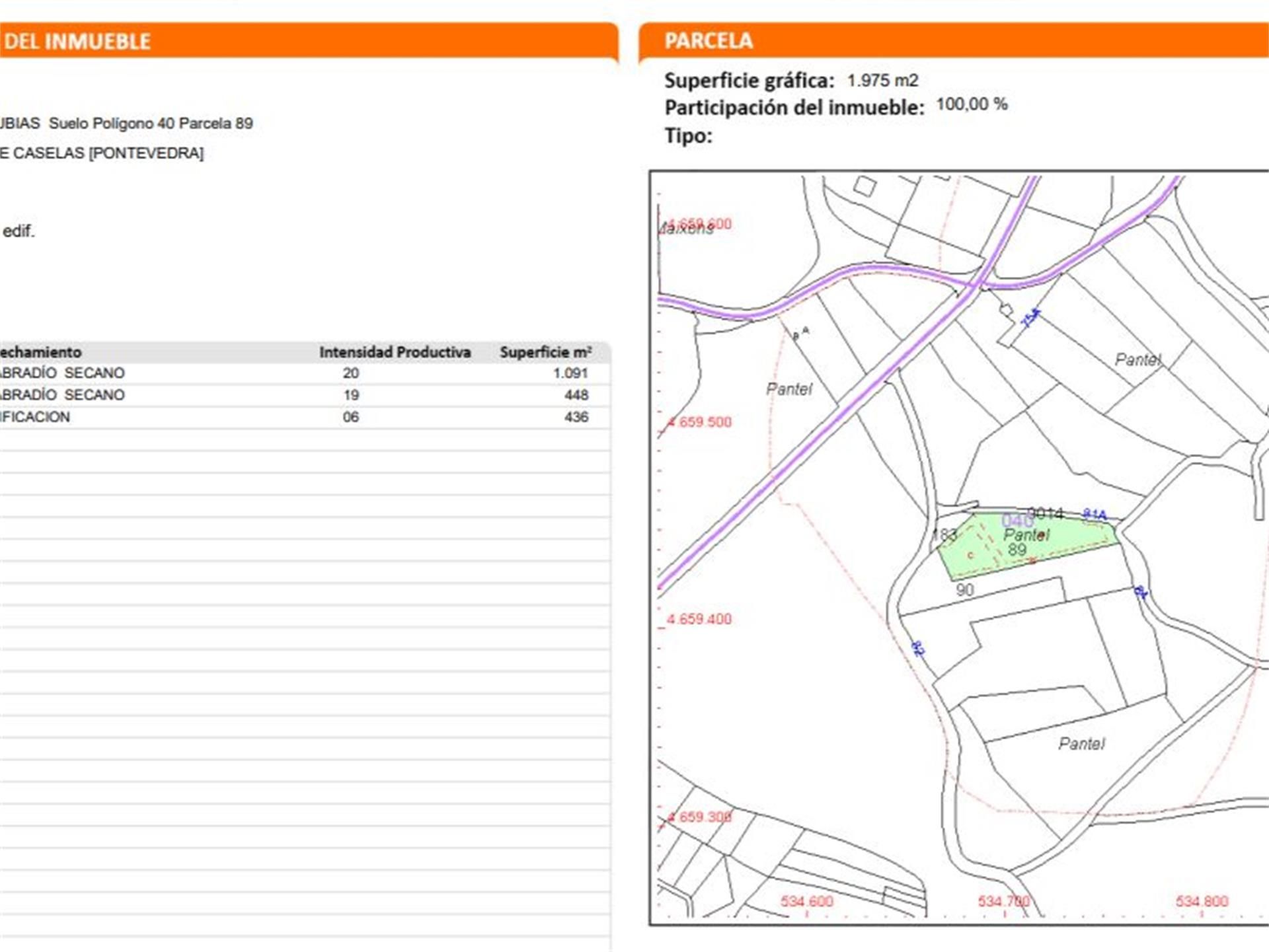 Constructible Land for sale in Salceda de Caselas