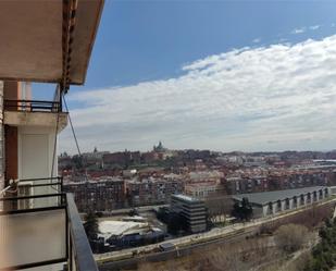 Exterior view of Flat for sale in  Madrid Capital  with Heating, Parquet flooring and Terrace