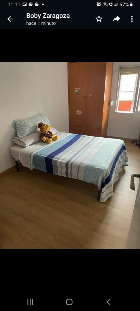 Bedroom of Flat to share in Burgos Capital  with Heating, Parquet flooring and Terrace