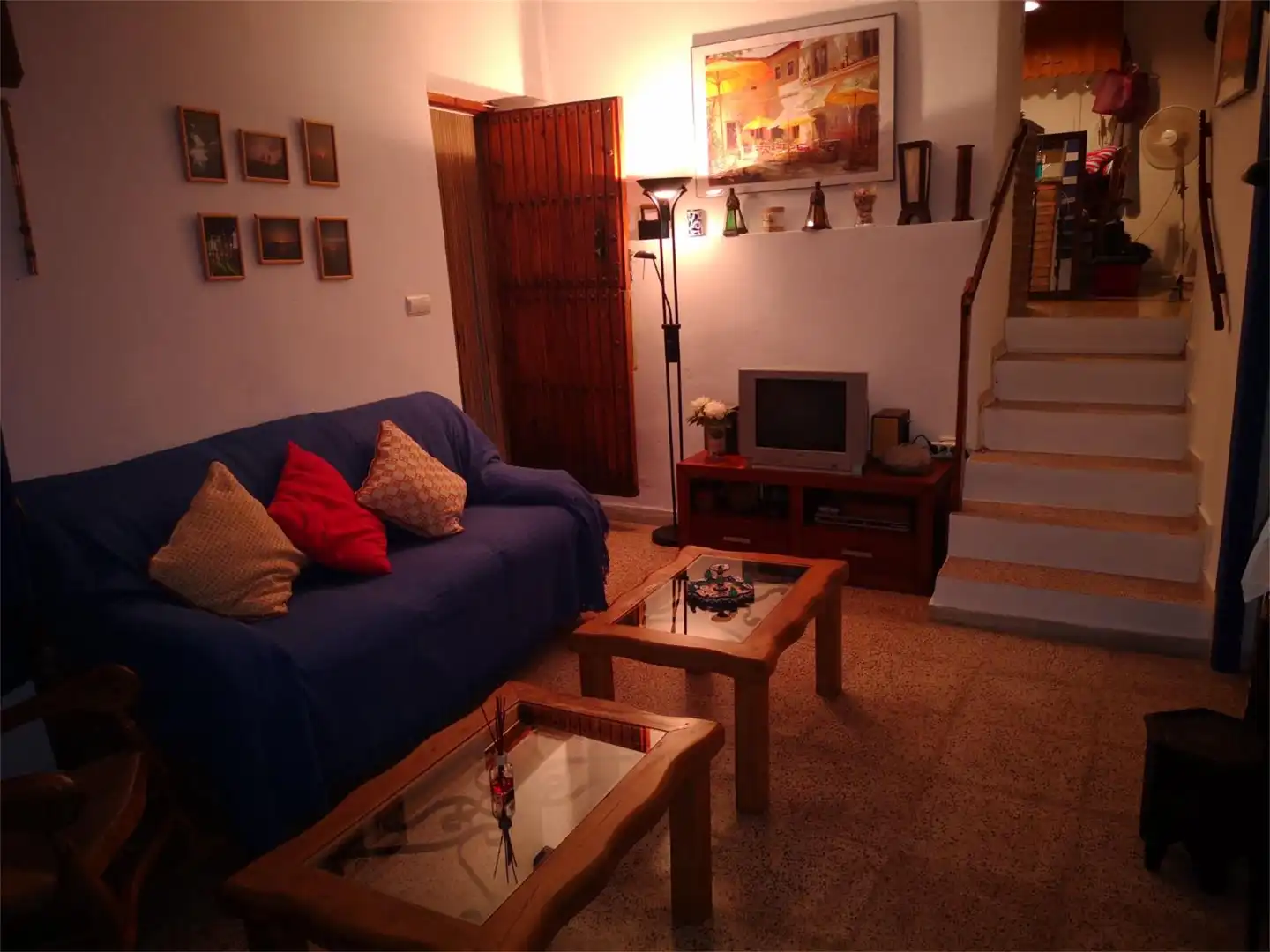 Casa o chalet de alquiler en Calle Carretera Antigua, Adra Sala de estar de Casa o chalet de alquiler en Adra con Terraza y Amueblado