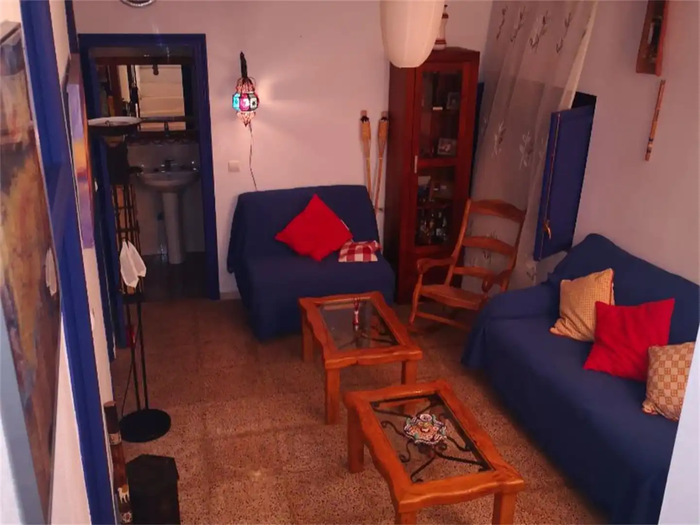 Casa o chalet de alquiler en Calle Carretera Antigua, Adra Sala de estar de Casa o chalet de alquiler en Adra con Terraza y Amueblado