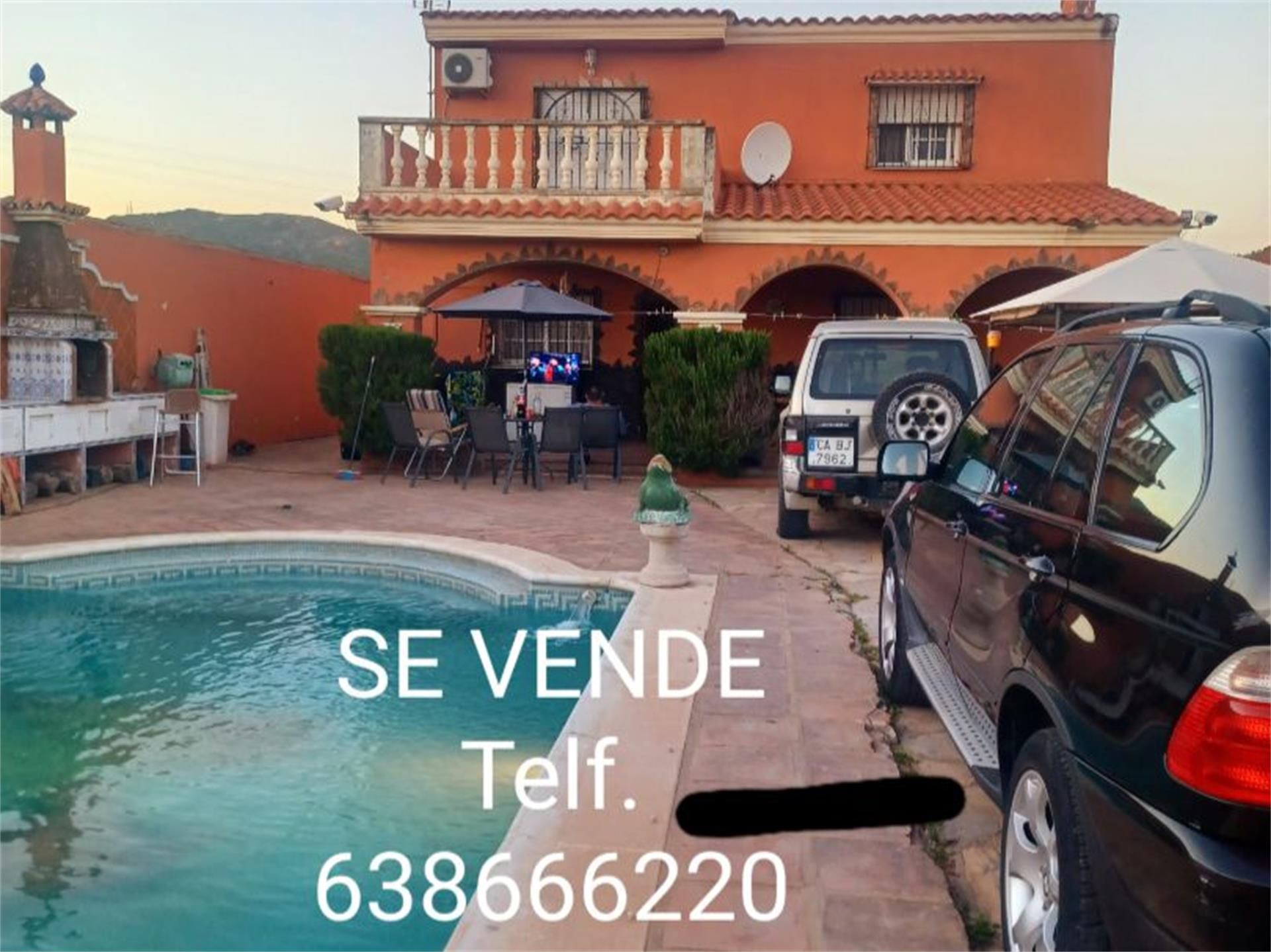 Jardí de Casa o xalet en venda en San Roque amb Aire condicionat, Jardí privat i Terrassa