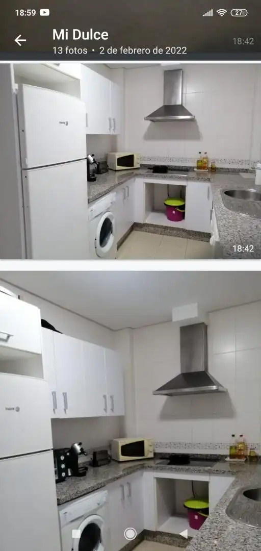Cuina de Casa adosada de lloguer en Isla Cristina amb Terrassa, Traster i Moblat