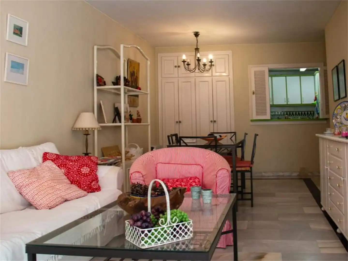 Living room of Flat for rent in Fuengirola  with Air Conditioner, Private garden and Terrace