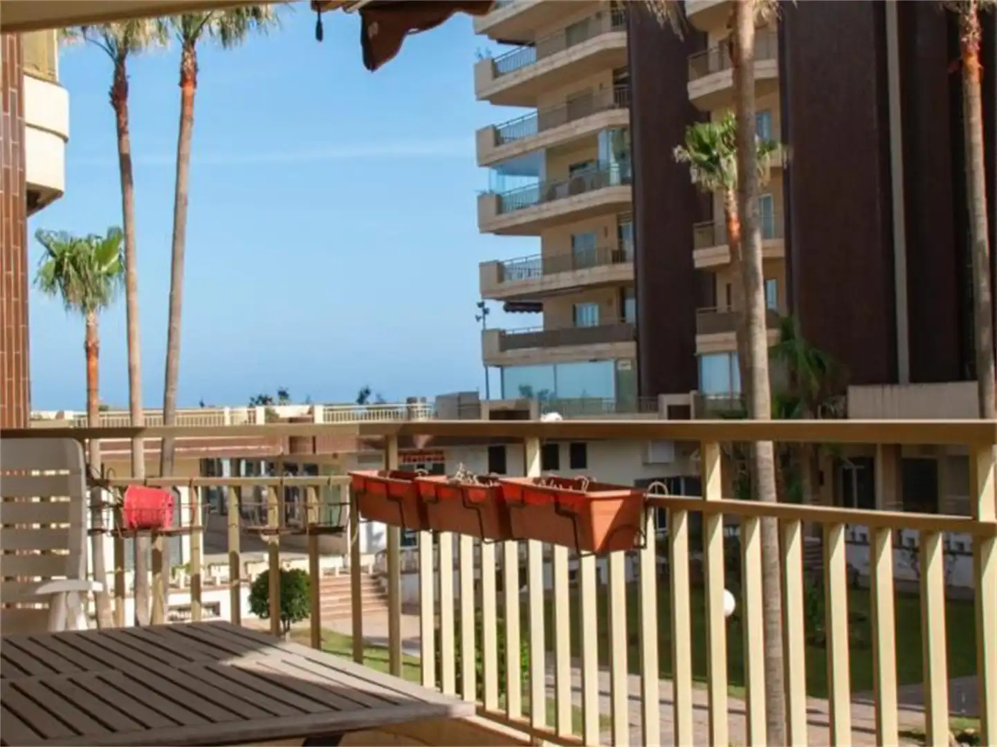 Terrace of Flat for rent in Fuengirola  with Air Conditioner, Private garden and Terrace
