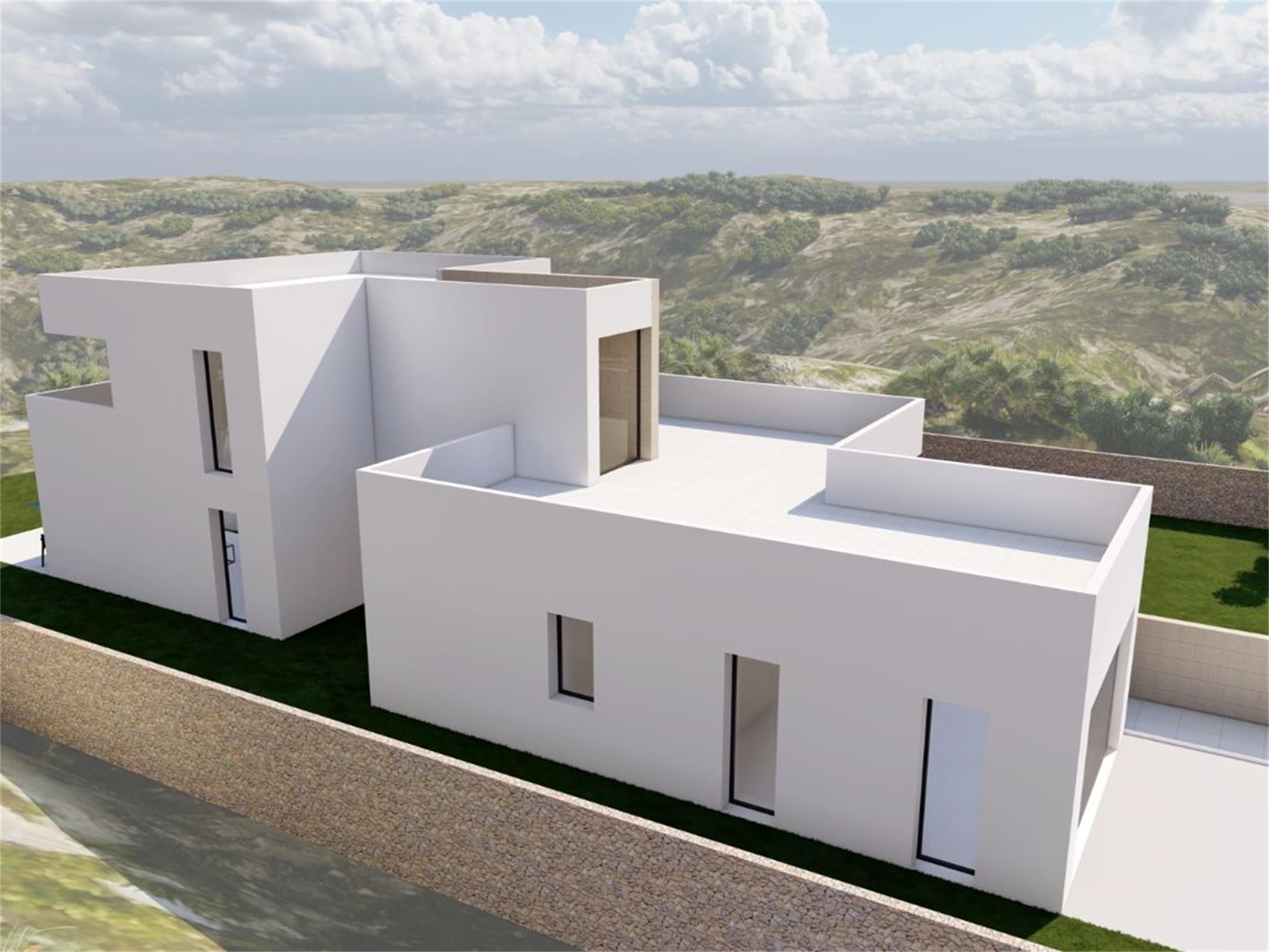 Vista exterior de Casa o xalet en venda en Maó amb Aire condicionat, Terrassa i Piscina