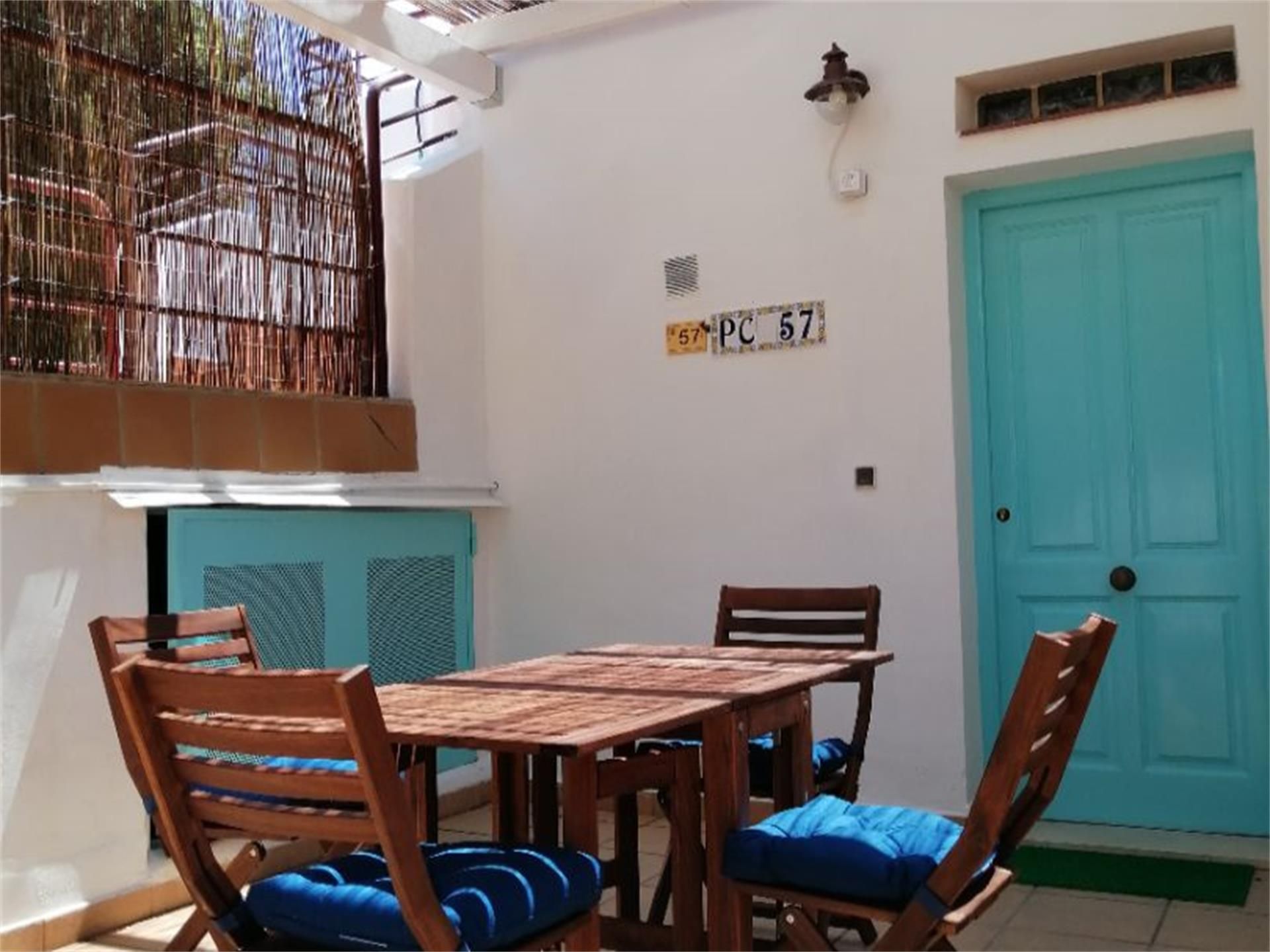 Garten von Einfamilien-Reihenhaus miete in Moraira mit Klimaanlage, Heizung und Privatgarten