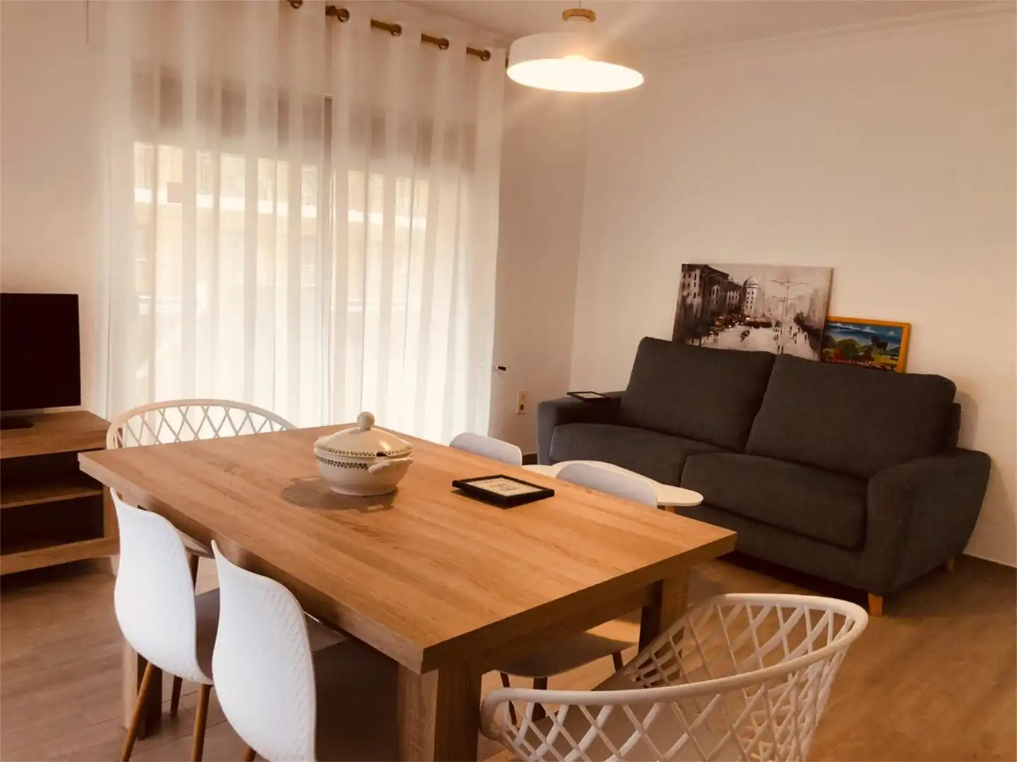 Wohnungen zur Miete in Avenida del Papa Luna, 26, Playa Norte Wohnzimmer von Wohnungen zur Miete in Peñíscola / Peníscola mit Privatgarten, Terrasse und Schwimmbad