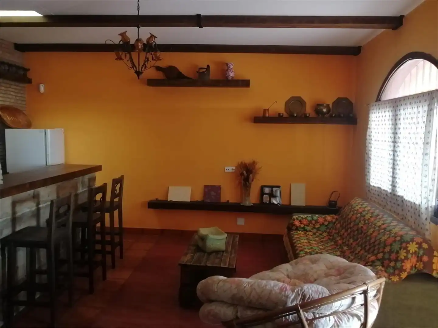 Sala d'estar de Finca rústica en venda en Cuevas del Almanzora amb Jardí privat, Terrassa i Moblat