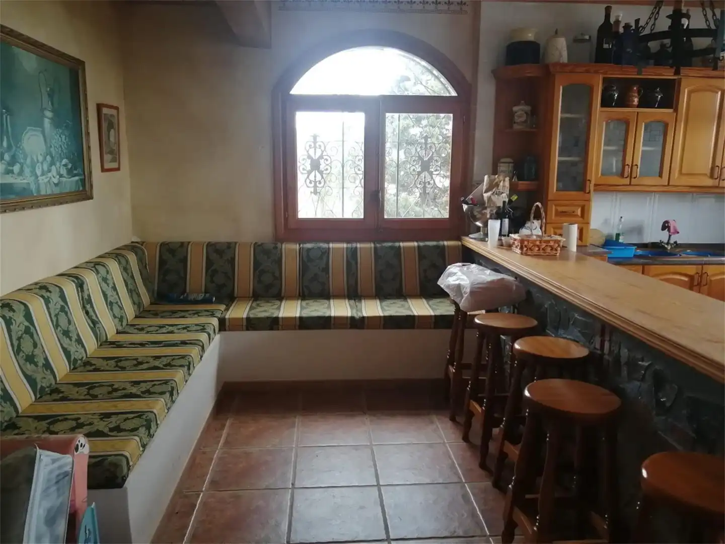 Cuina de Finca rústica en venda en Cuevas del Almanzora amb Jardí privat, Terrassa i Moblat