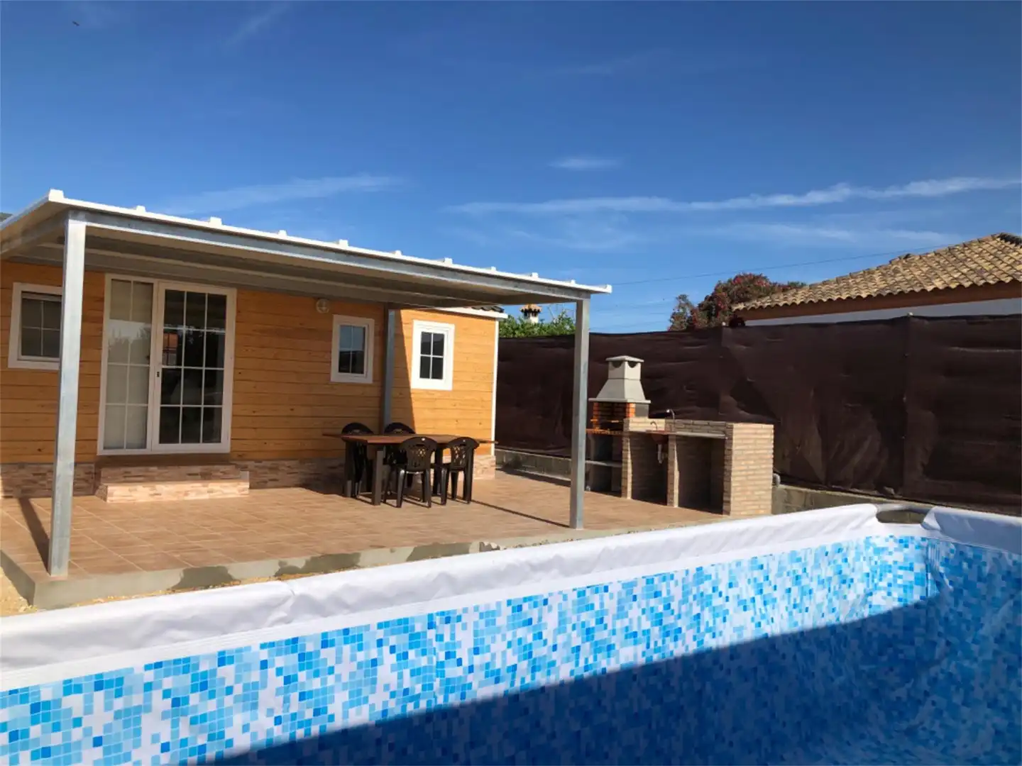 Piscina de Casa o xalet de lloguer en Conil de la Frontera amb Aire condicionat, Jardí privat i Terrassa