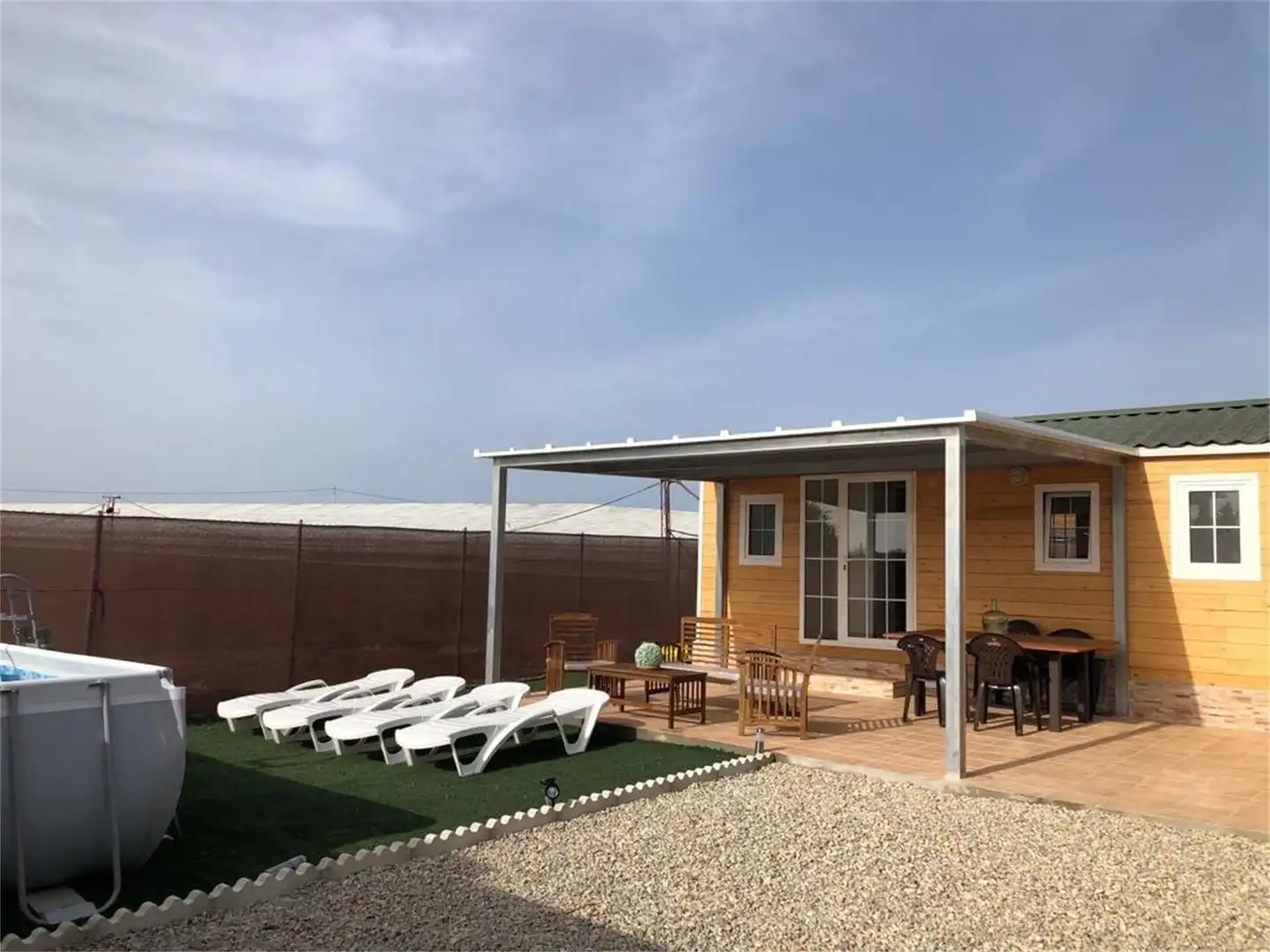 Terrassa de Casa o xalet de lloguer en Conil de la Frontera amb Aire condicionat, Jardí privat i Terrassa