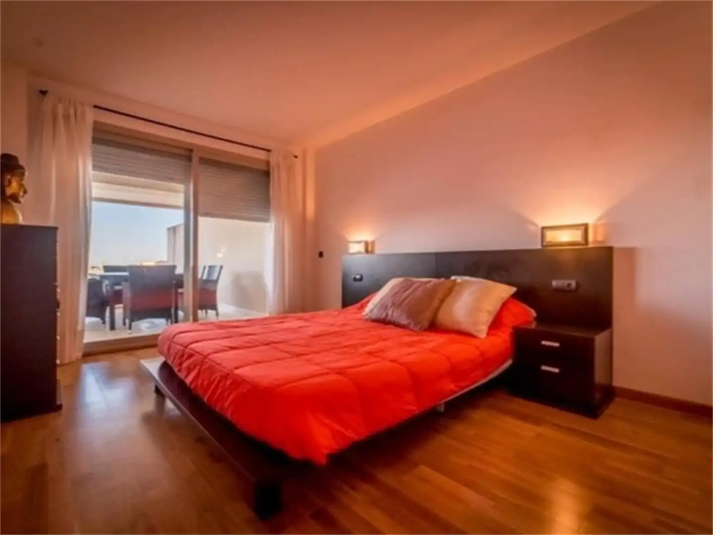Bedroom of Flat for rent in Sant Josep de sa Talaia  with Air Conditioner, Heating and Parquet flooring