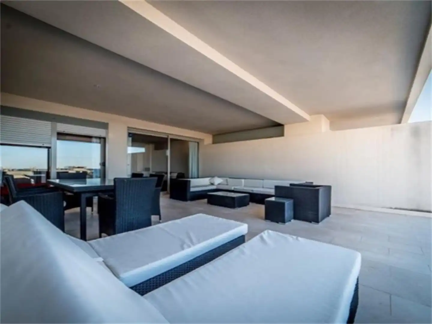 Terrace of Flat for rent in Sant Josep de sa Talaia  with Air Conditioner, Heating and Parquet flooring