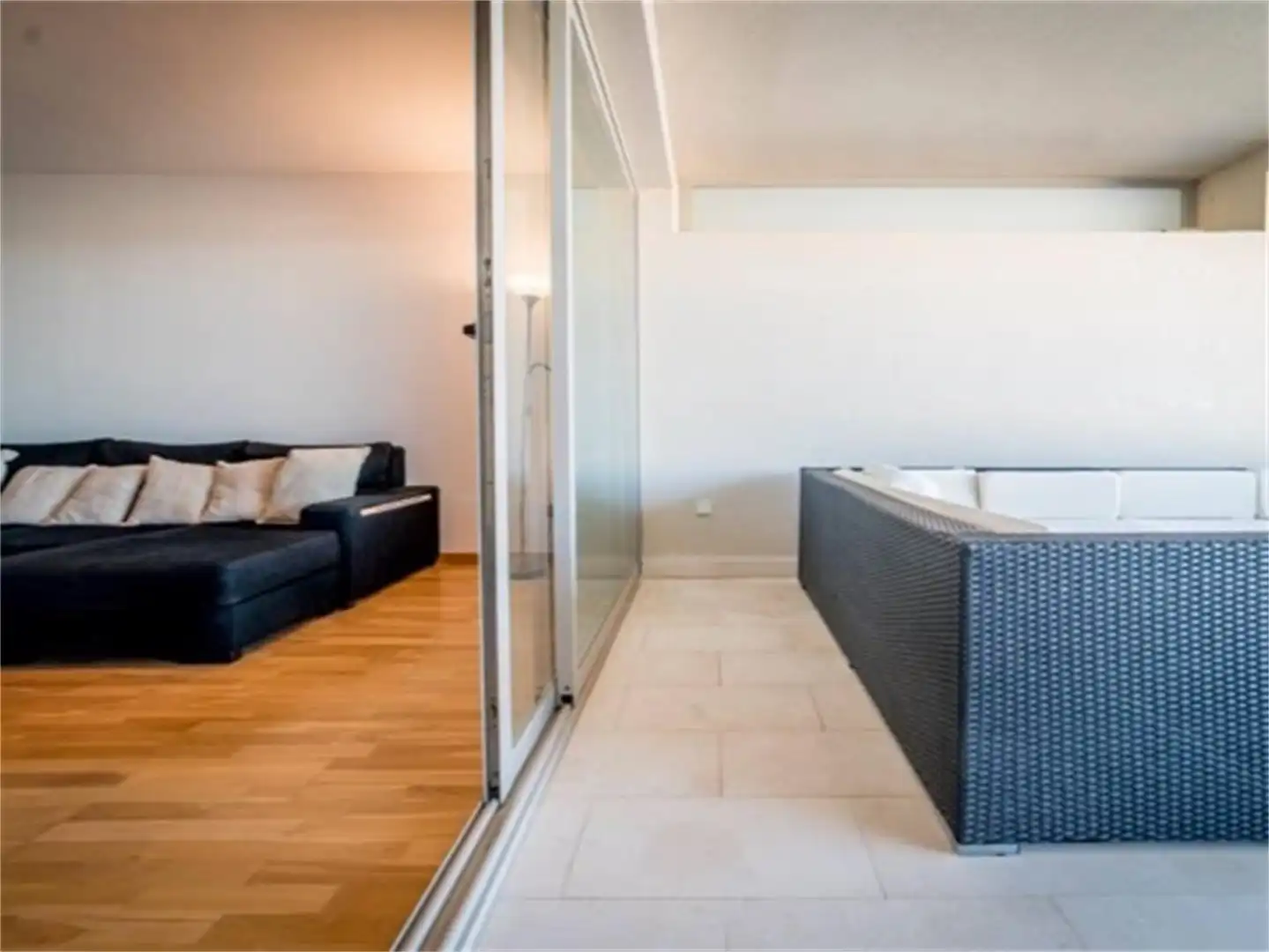 Bedroom of Flat for rent in Sant Josep de sa Talaia  with Air Conditioner, Heating and Parquet flooring
