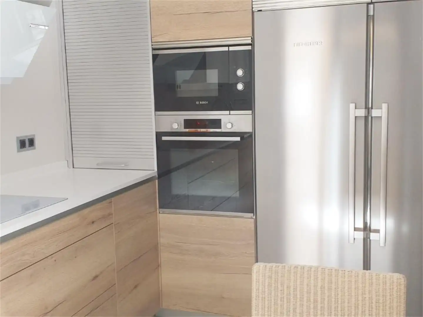 Wohnung zur Miete in Calle Silvestre Sánchez Sierra, Capuchinos - Glorieta - Ciudad Jardín Küche von Wohnung zur Miete in Salamanca mit Heizung, Privatgarten und Parkett